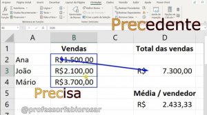 Microsoft Excel e Libreoffice Calc | Rastrear precedentes e Dependentes