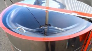 Медогонка 6 ти рамочная Автоматическая / Honey extractor / www.uley.in