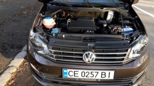 VW Polo Sedan 2016 - Звук двигуна - CWVA 1.6 MPI.