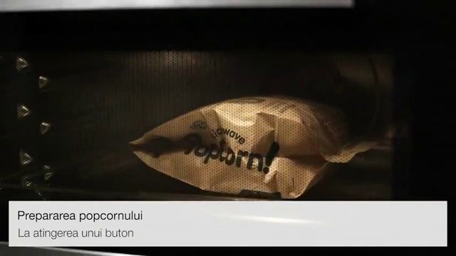 Functia PopCorn la cuptoarele combinate cu microunde смотреть онлайн