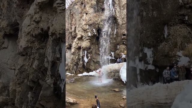 Закаляемся в водопадах Кавказа  Медовые водопады