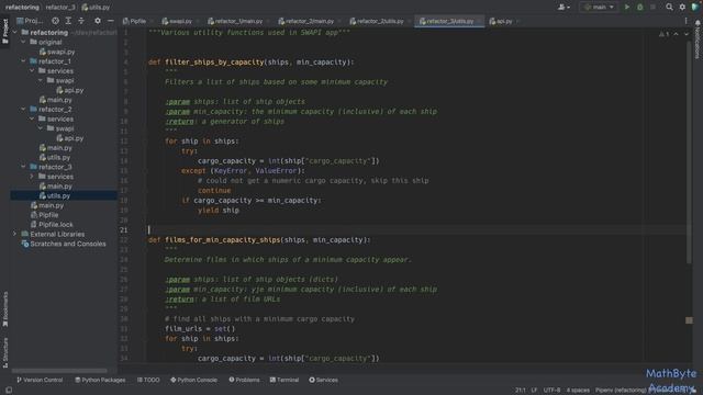 Idiomatic Python: Decomposition & Refactoring Demo