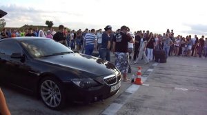 Гонка БМВ и Лада