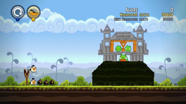 Angry Birds Trilogy-Classic | 3 Stars on 4-18 | Microsoft Xbox 360 смотреть онлайн