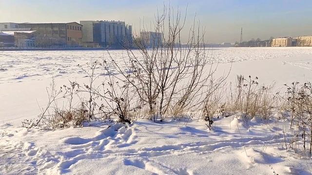 На Октябрьской набережной в Санкт-Петербурге напротив дома номер 108 (ТЭЦ-5 «Красный Октябрь»)