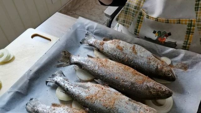 РАДУЖНАЯ ФОРЕЛЬ | ГОТОВЛЮ БЕЗ ИСПОЛЬЗОВАНИЯ ЖИРОВ???/ 157