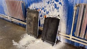 Мойка радиаторов автомобиля VW Jetta