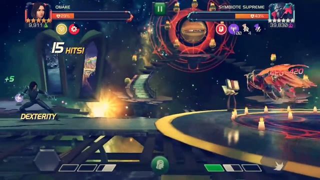 Quake VS EPIC Symbiote Supreme Solo - Marvel Contest of Champions смотреть онлайн