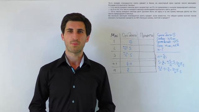 Типовая Задача №17, урок 3 (ЕГЭ Профиль)