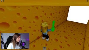 Сырный побег от КРЫСЫ в Роблокс! Спасаюсь в Cheese Escape Roblox