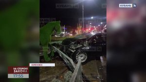 На 7 лет посадили водителя, устроившего пьяное ДТП с погибшим в Кореновске