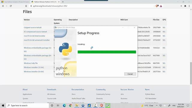 install and configure Python for power BI