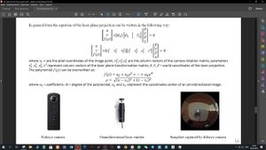 Omnidirectional Vision System Main Theory