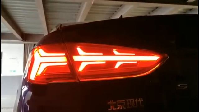 Задние фонари Хендай Соната 2017-2019 модель №1, комплект:Л+П, красные, арт:MF-TL-000503 смотреть онлайн