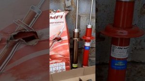 Продолжение сравнение стойки с занижением газомасленные Demfi и Астон