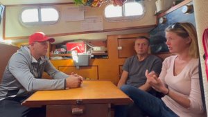 Перезалив. Как живется впятером на 10 метровой яхте? В гостях у "5 капитанов" -