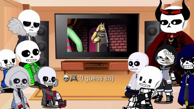 Sans aus react to If undertale was realistic смотреть онлайн