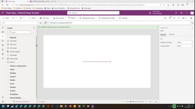 Power Apps component library: Material design смотреть онлайн