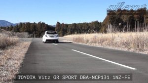 TOYOTA Vitz GR SPORT DBA-NCP131 HKS Silent Hi-power Muffler