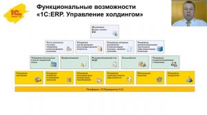 "1С:ERP. Управление холдингом". Комплексное решение для крупного бизнеса