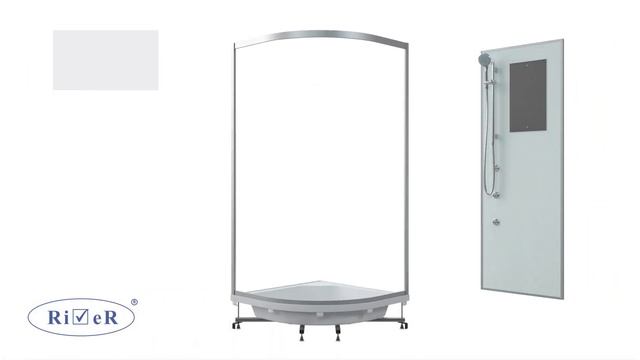 Инструкция по установке душевых кабин TEMZA (с полукруглым поддоном) смотреть онлайн