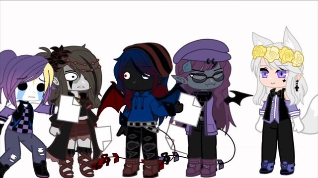 |Как ребята учат сценарий|Gacha Club| смотреть онлайн