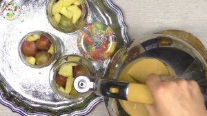 Вкусный десерт! Кабачки со сливой.