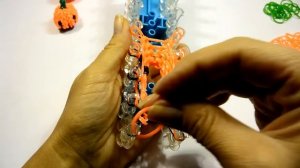 Тыква 3D на станке из резинок Rainbow Loom. ЛЕГКО!!!