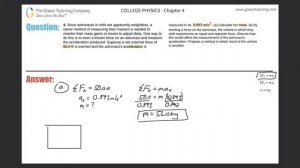 4.4 | Since astronauts in orbit are apparently weightless, a clever method of measuring their masse