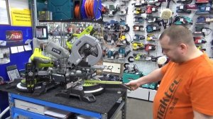 Обзор торцовочных пил Ryobi EMS254L EMS216L