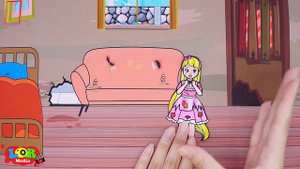 Cartoon - paper diy Poor Family Rapunzel and Zombie Sinister - Rapunzel Compilation 놀이 종이