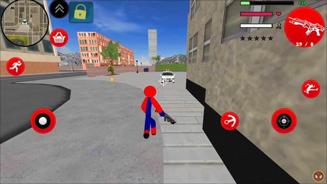 Amazing Spider-Stickman Rope Hero Army Helicopter #16 - Fun at NY City - Android Gameplay смотреть онлайн