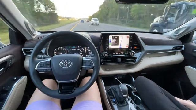 2021 Toyota Highlander Drives Itself! Self-Driving Hands Free Test #Toyota #selfdriving