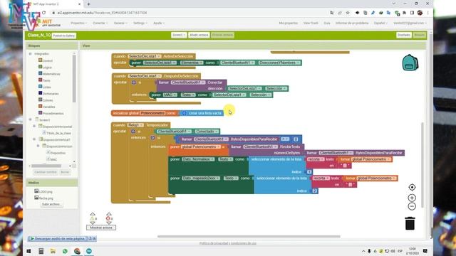 Clase 10: Cliente Bluetooth + Potenciómetro con App Inventor