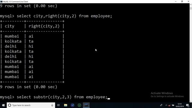 MySQL String Functions - STRCMP | REVERSE | INSTR | REPLACE | TRIM | CONCAT (20 String function) смотреть онлайн
