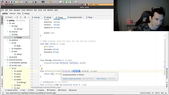 LIVE CODING - REST API Golang, Gorm y CHI, con SQLite