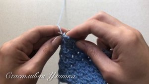 194. ПЫШНЫЕ ЗВЕЗДОЧКИ В ШАХМАТНОМ ПОРЯДКЕ УРОК ВЯЗАНИЯ НА СПИЦАХ ИЗ 4 РЯДОВ