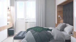 Обзор квартиры в стиле минимализм с объединённой кухней и гостиной