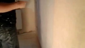 Шпатлевание стальным полутёрком