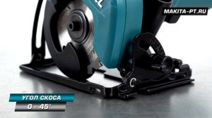Makita HS301D Компактная аккумуляторная дисковая пила 85 мм с функцией обдува линии реза