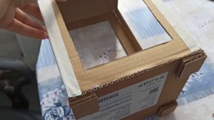 Новогодний декор своими руками // Фонарь из картона