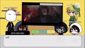 Creepy pasta reacts to Star Wars darth vader