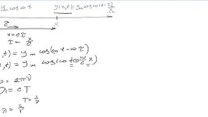 Получение уравнения плоской бегущей волны.