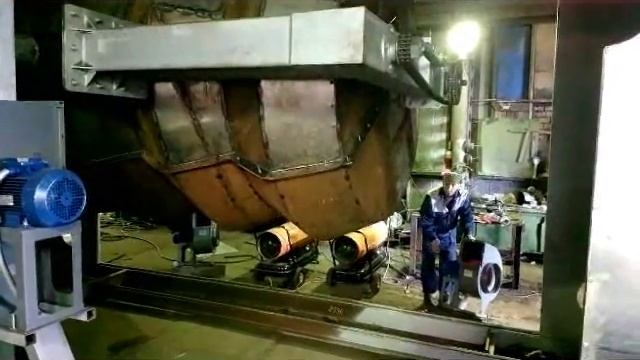 Ротоформовочная машина 10 м3. Ротационное оборудование. Rotomolding machine.