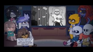 Undertale reacts to Carbon || Killer!Sans || Request