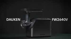 Видеоинструкция: Мясорубка электрическая DAUKEN FW2640V