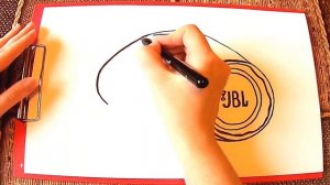Рисуем просто и красиво Как нарисовать колонку JBL Haw to draw speaker JBL