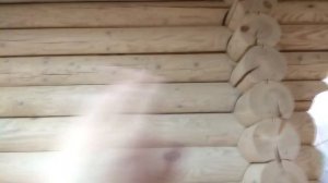 ?Покраска деревянных стен. Первый опыт внутри дома. Евротекс аквалазурь ваниль. Прованс...?️