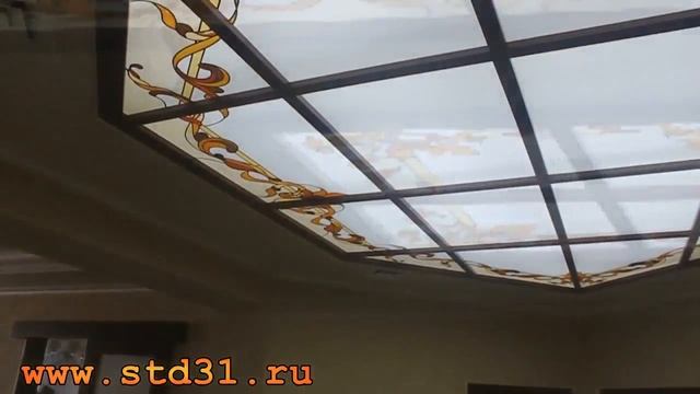 Витражные потолки в квартире. смотреть онлайн