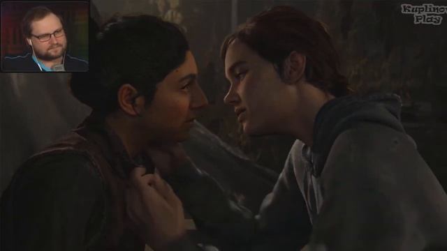 Kuplinov play смотрит, как Элли сосётся с Диной в the last of us 2